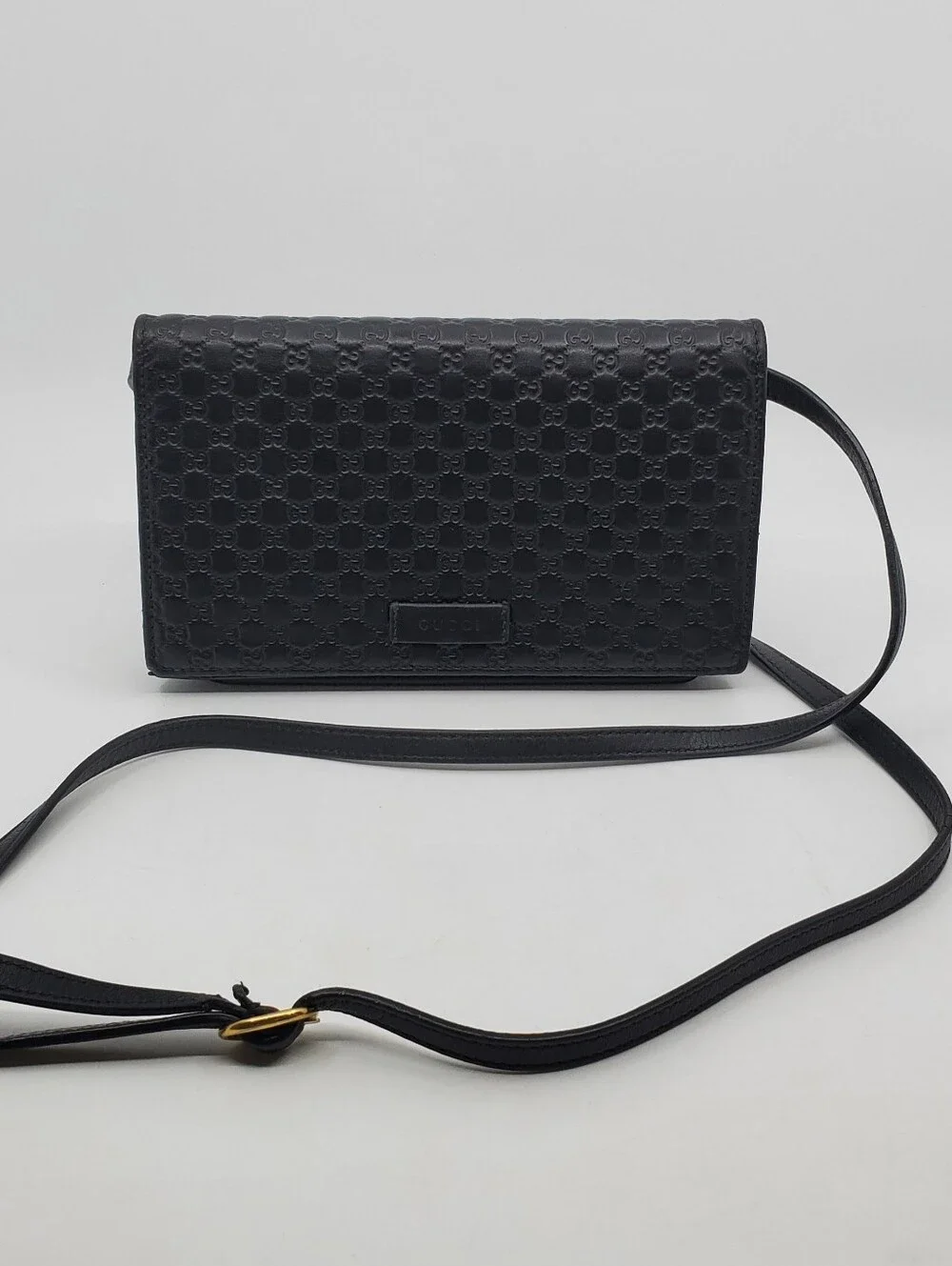 Gucci Microguccissima Crossbody Wallet On Stap - Picture 1 of 15